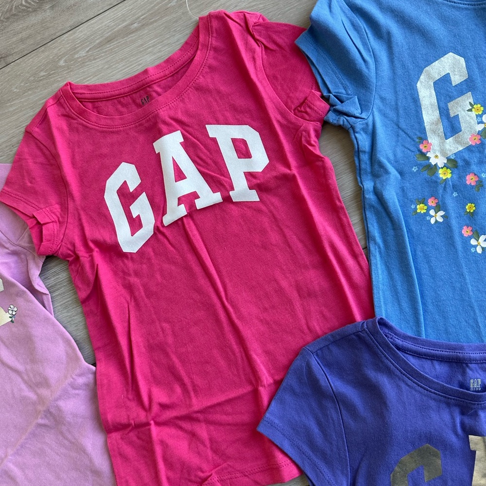 Gap Kids Gap Logo T-Shirt tops girls size small shirts bundle - Picture 3 of 5